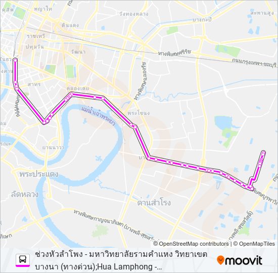 ต.68 bus Line Map