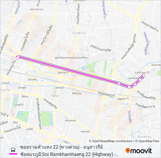 ต.70 bus Line Map