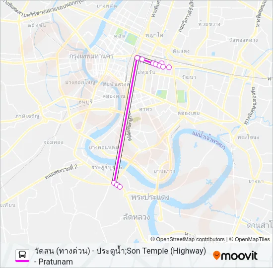 ต.71 Bus Line Map