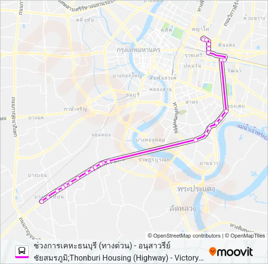 ต.71 Bus Line Map