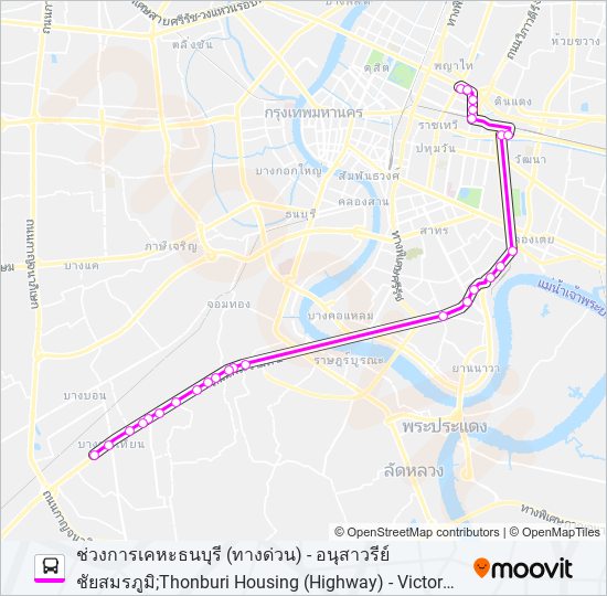 ต.71 bus Line Map