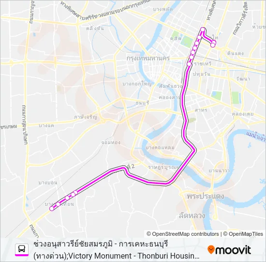 ต.71 Bus Line Map