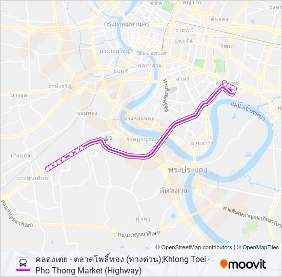 ต.73 bus Line Map