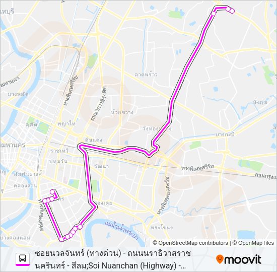 ต.74 รถบัส แผนที่สายรถ