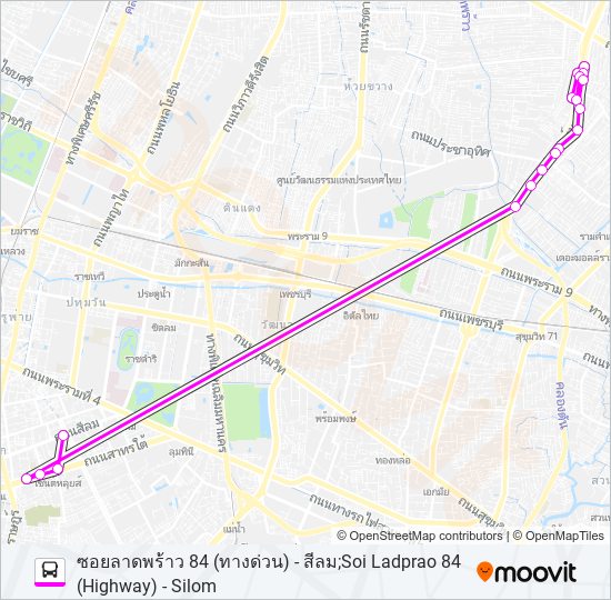 ต.75 bus Line Map