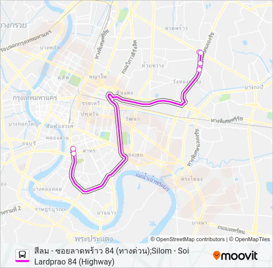 ต.75 Bus Line Map
