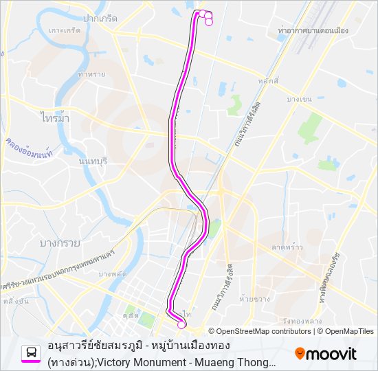 ต.86 รถบัส แผนที่สายรถ