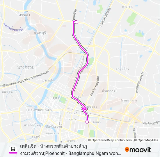 ต.89 Bus Line Map