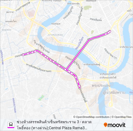 ต.90 Bus Line Map