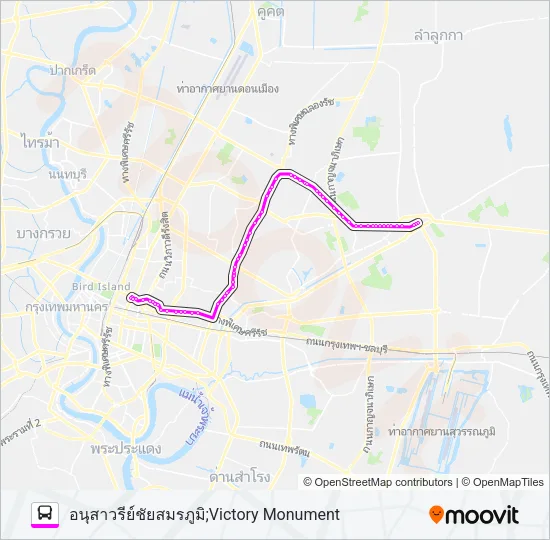ต.92 Bus Line Map