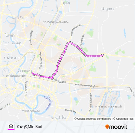 ต.92 bus Line Map