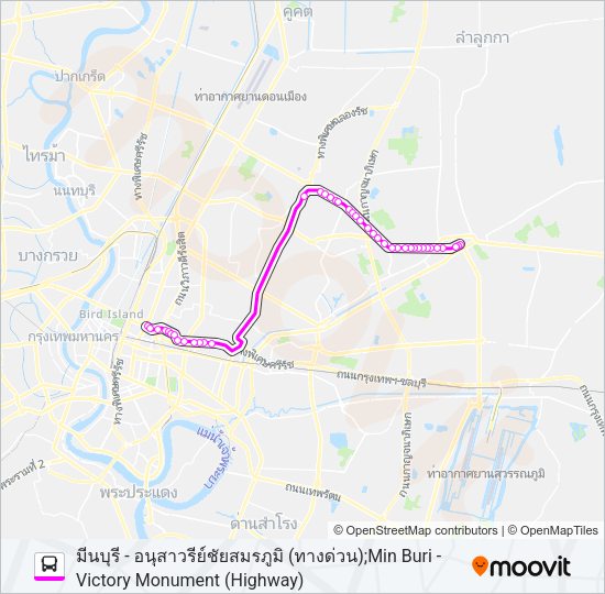 ต.93 Bus Line Map