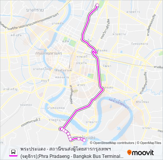 ต.101 bus Line Map