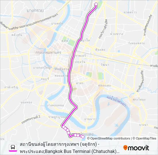 ต.101 Bus Line Map