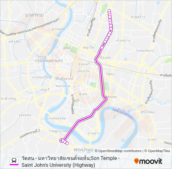 ต.103 Bus Line Map