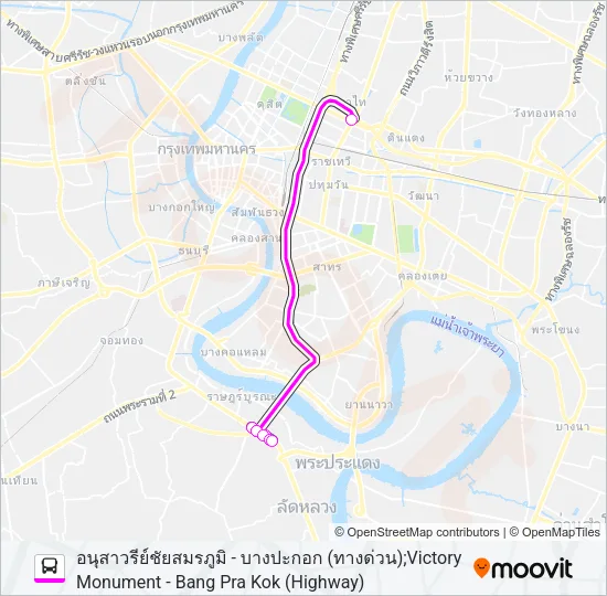 ต.104 Bus Line Map