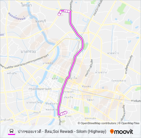 ต.105 Bus Line Map