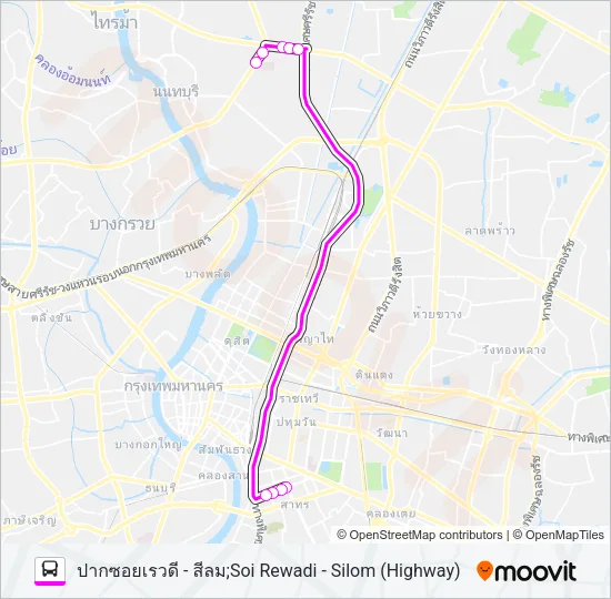 ต.105 Bus Line Map