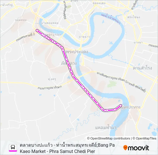 ต.106 รถบัส แผนที่สายรถ