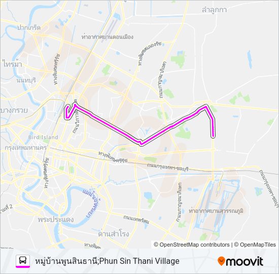 ต.111 รถบัส แผนที่สายรถ