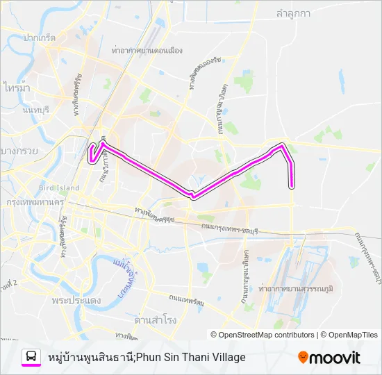 ต.111 Bus Line Map