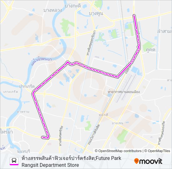 ต.113 รถบัส แผนที่สายรถ