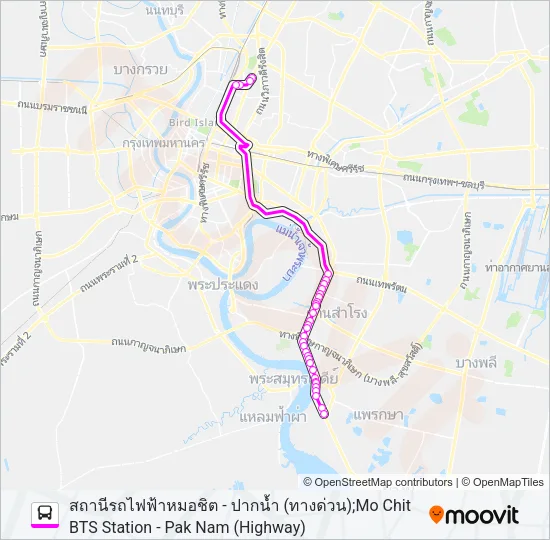 ต.120 Bus Line Map