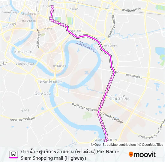 ต.121 Bus Line Map