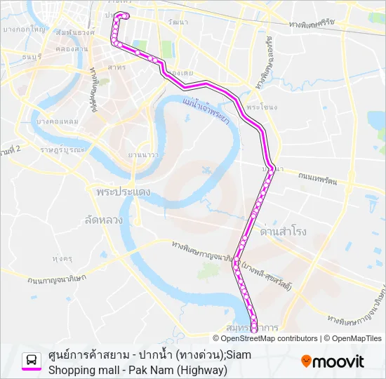 ต.121 Bus Line Map
