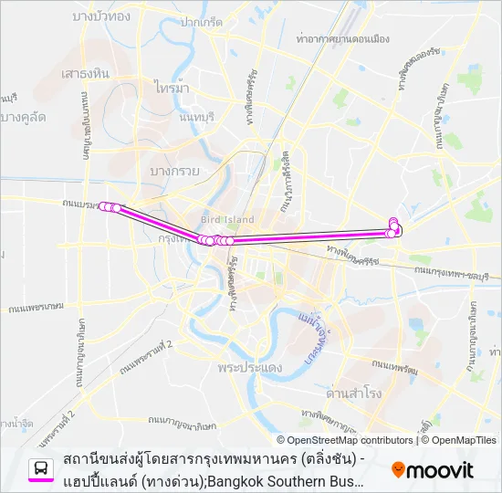 ต.125 Bus Line Map