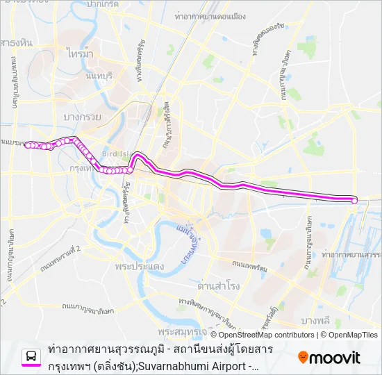 ต.126 Bus Line Map