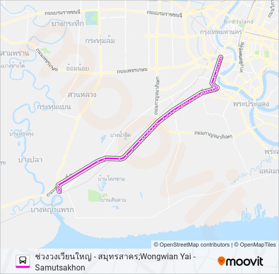 ต.127 bus Line Map