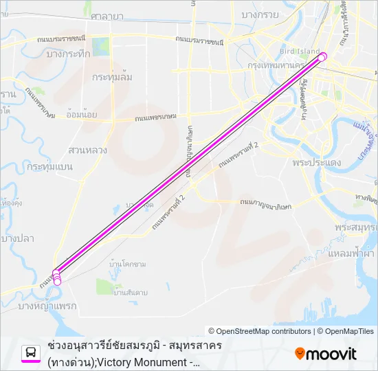 ต.127 Bus Line Map