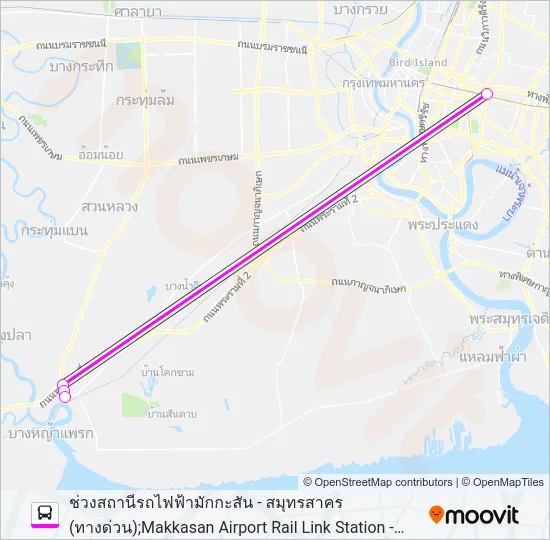 ต.127 Bus Line Map