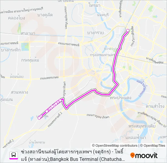ต.127 Bus Line Map