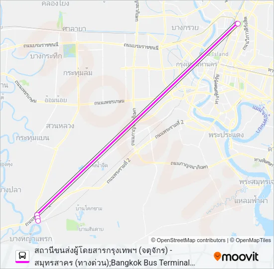 ต.127 Bus Line Map