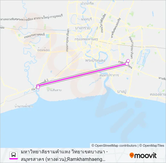 ต.128 Bus Line Map