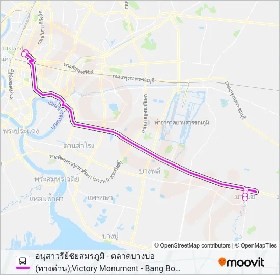 ต.129 Bus Line Map