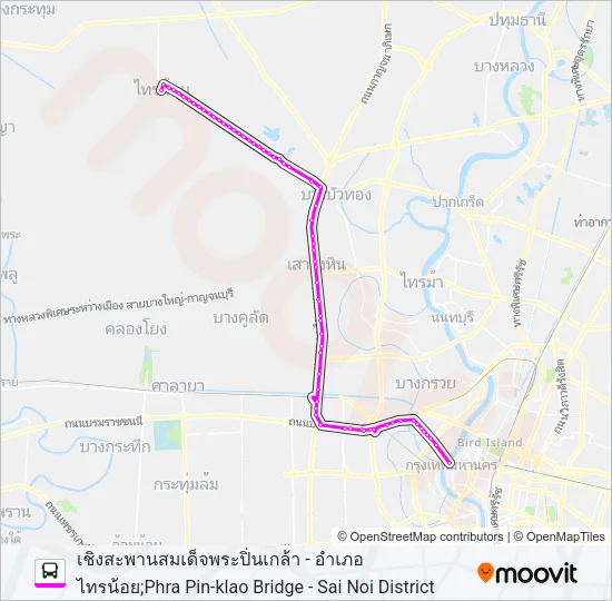 ต.133 Bus Line Map