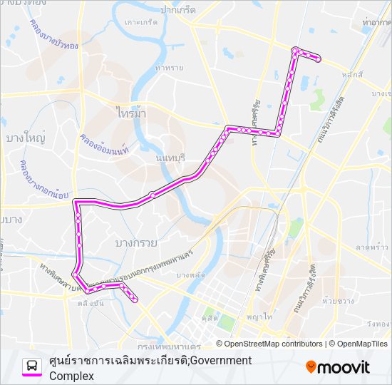ต.134 Bus Line Map
