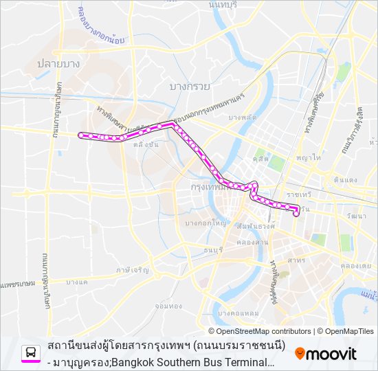 ต.139 รถบัส แผนที่สายรถ