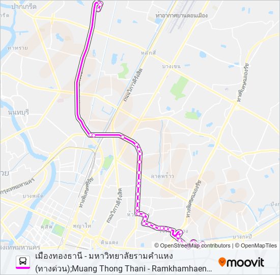 ต.142 bus Line Map