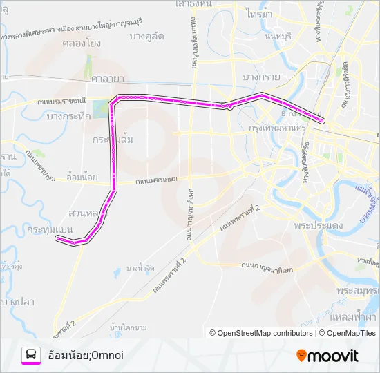 ต.143 Bus Line Map