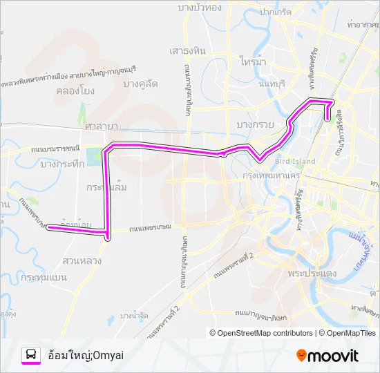 ต.143 Bus Line Map