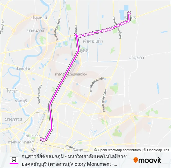 ต.153 Bus Line Map