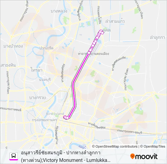 ต.153 Bus Line Map