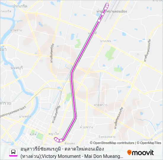 ต.153 Bus Line Map