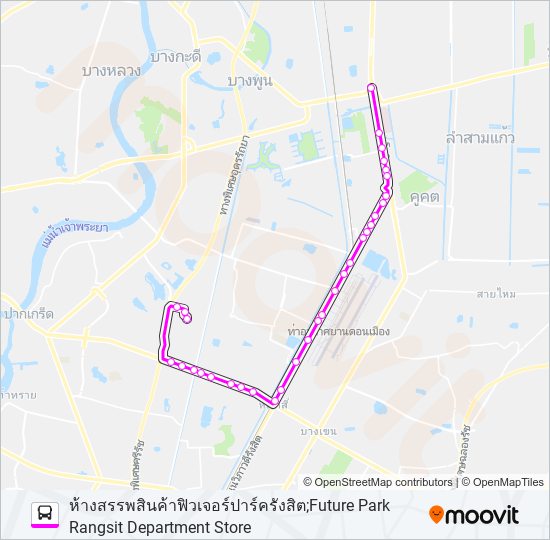 ต.154 bus Line Map