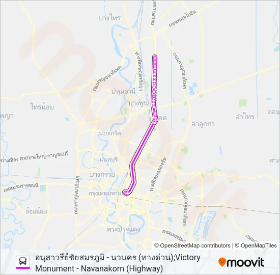 ต.155 Bus Line Map