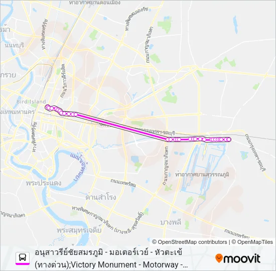 ต.156 Bus Line Map